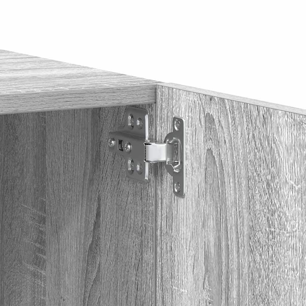Meuble TV vidaXL gris Sonoma 100x35x40 cm aggloméré