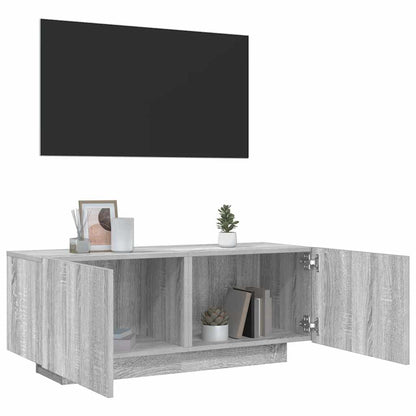 Meuble TV vidaXL gris Sonoma 100x35x40 cm aggloméré