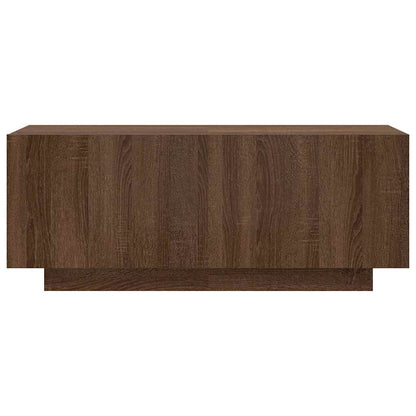 vidaXL Meuble TV marron aspect chêne 100x35x40 cm bois d'ingénierie