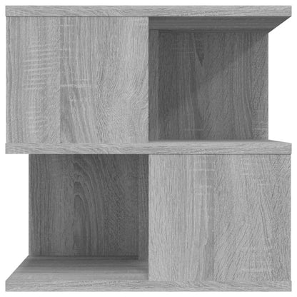 vidaXL Table d'appoint gris Sonoma 40x40x40 cm en bois d'ingénierie