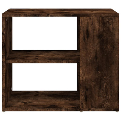 vidaXL Table d'appoint chêne fumé 60x30x50 cm bois d'ingénierie