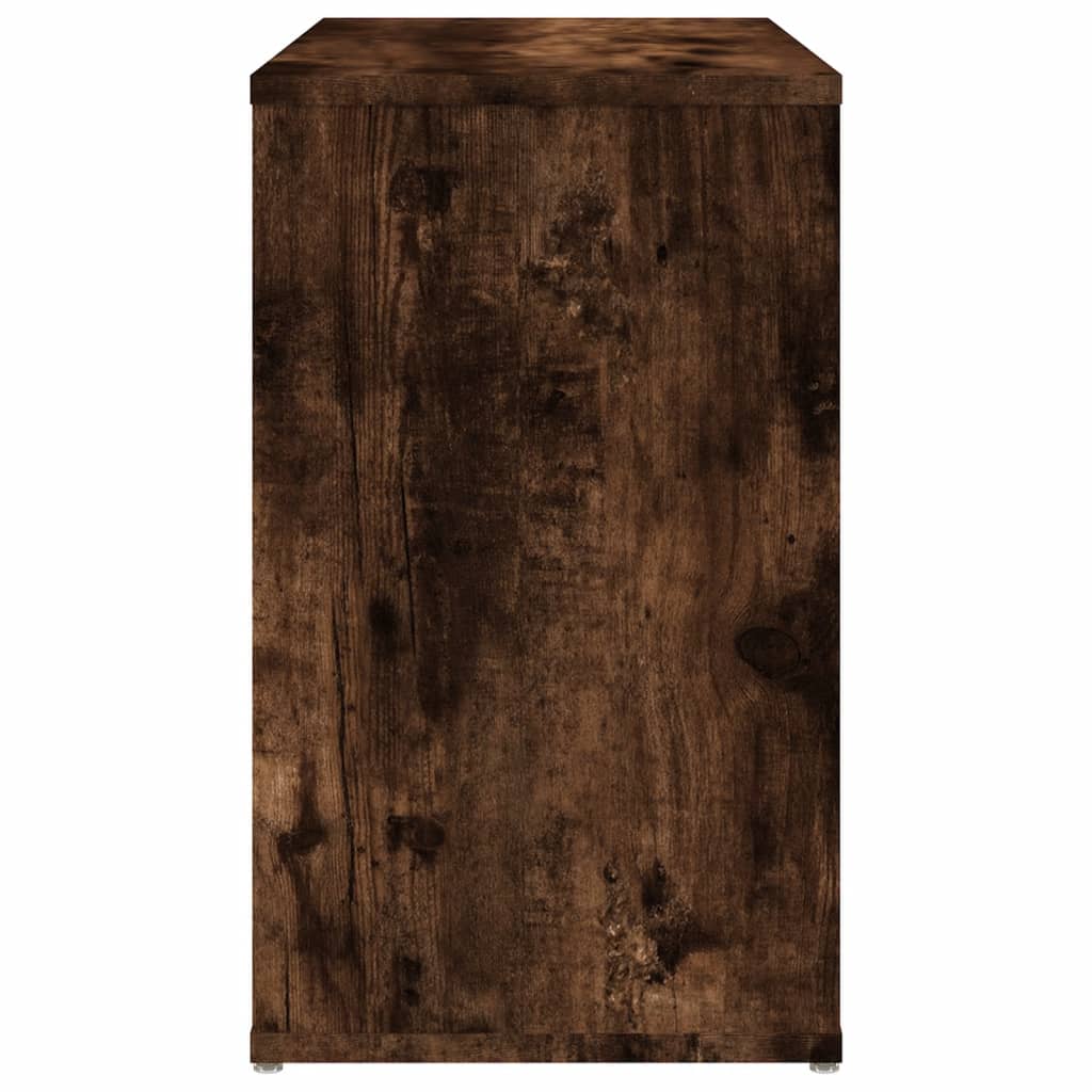 vidaXL Table d'appoint chêne fumé 60x30x50 cm bois d'ingénierie