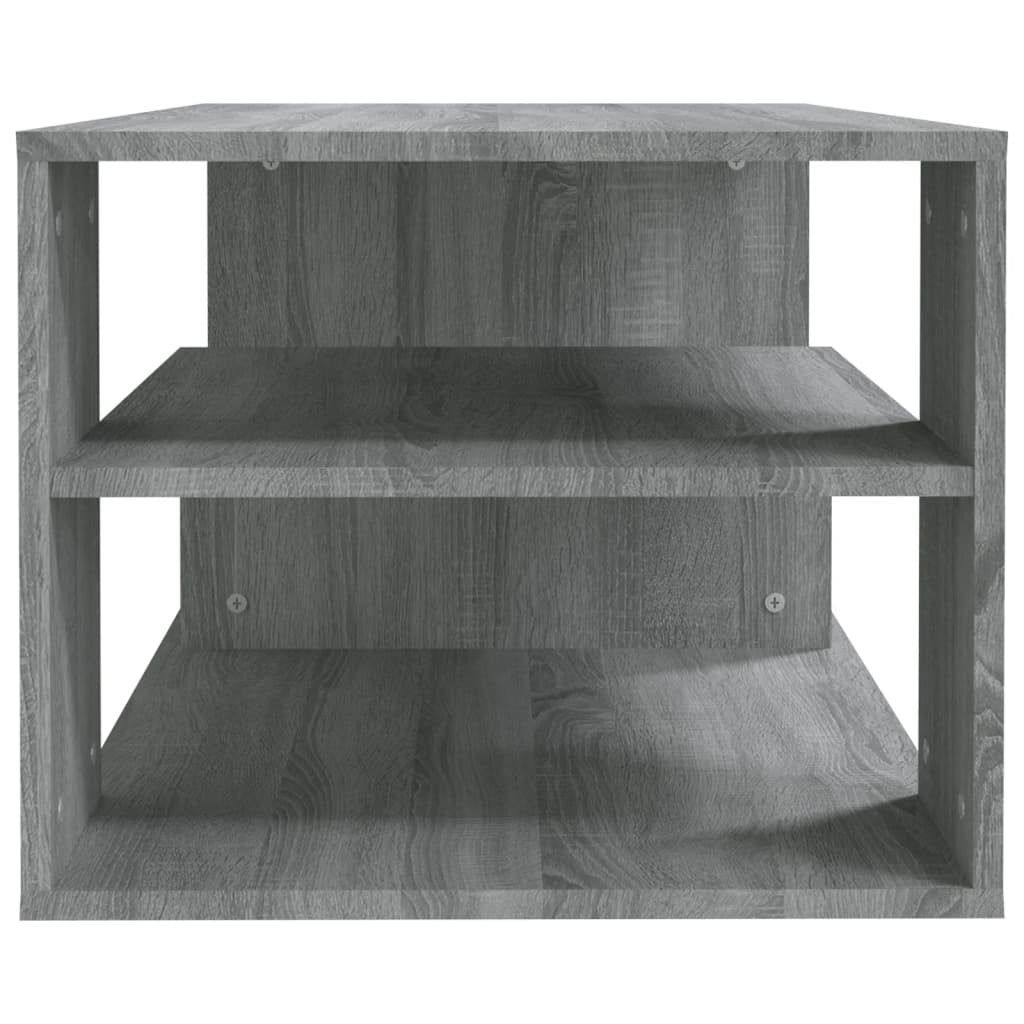 vidaXL Table basse gris sonoma 100x50x40 cm aggloméré