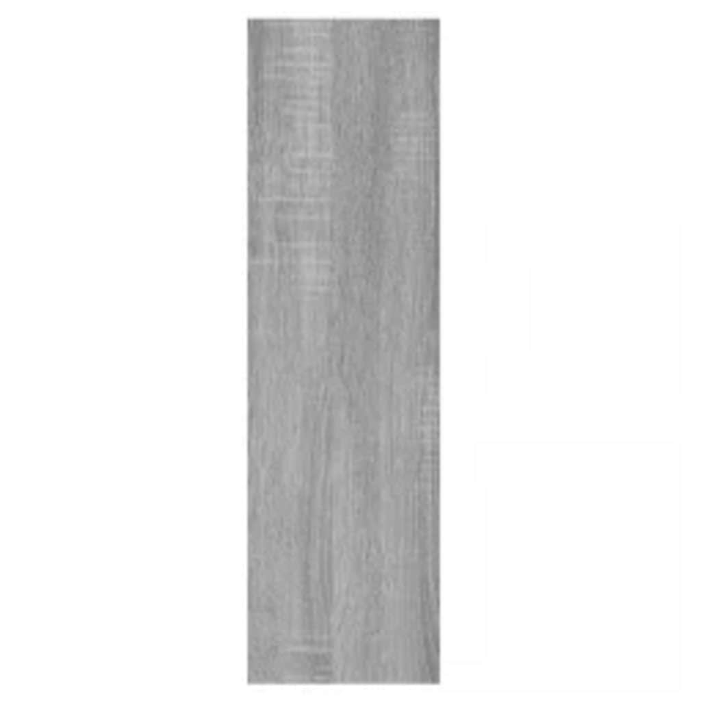 vidaXL Wandregal Grau Sonoma 75x16x55 cm Holzwerkstoff