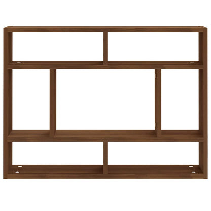 vidaXL Wandregal Braun Eichen-Optik 75x16x55 cm Holzwerkstoff