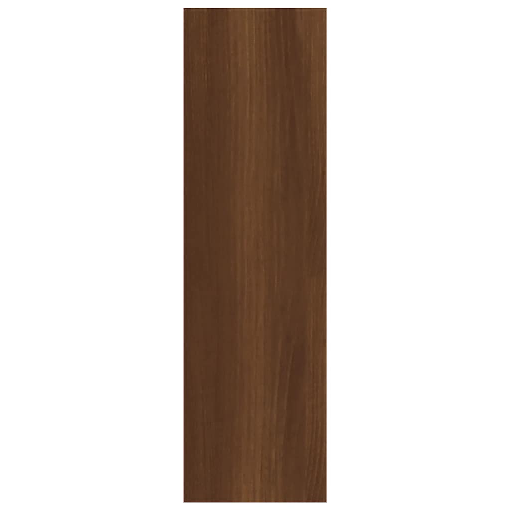 vidaXL Wandregal Braun Eichen-Optik 75x16x55 cm Holzwerkstoff