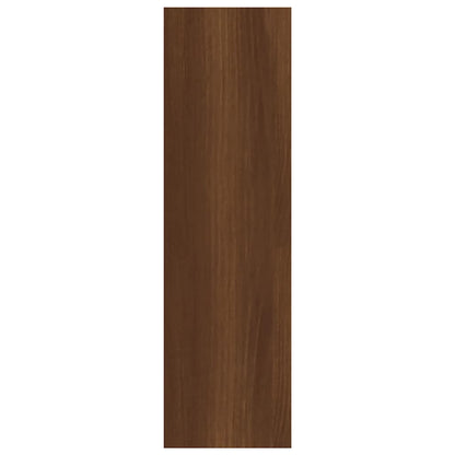vidaXL Wandregal Braun Eichen-Optik 75x16x55 cm Holzwerkstoff