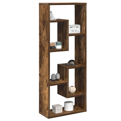 vidaXL Wandregal Räuchereiche 36x16x90 cm Holzwerkstoff