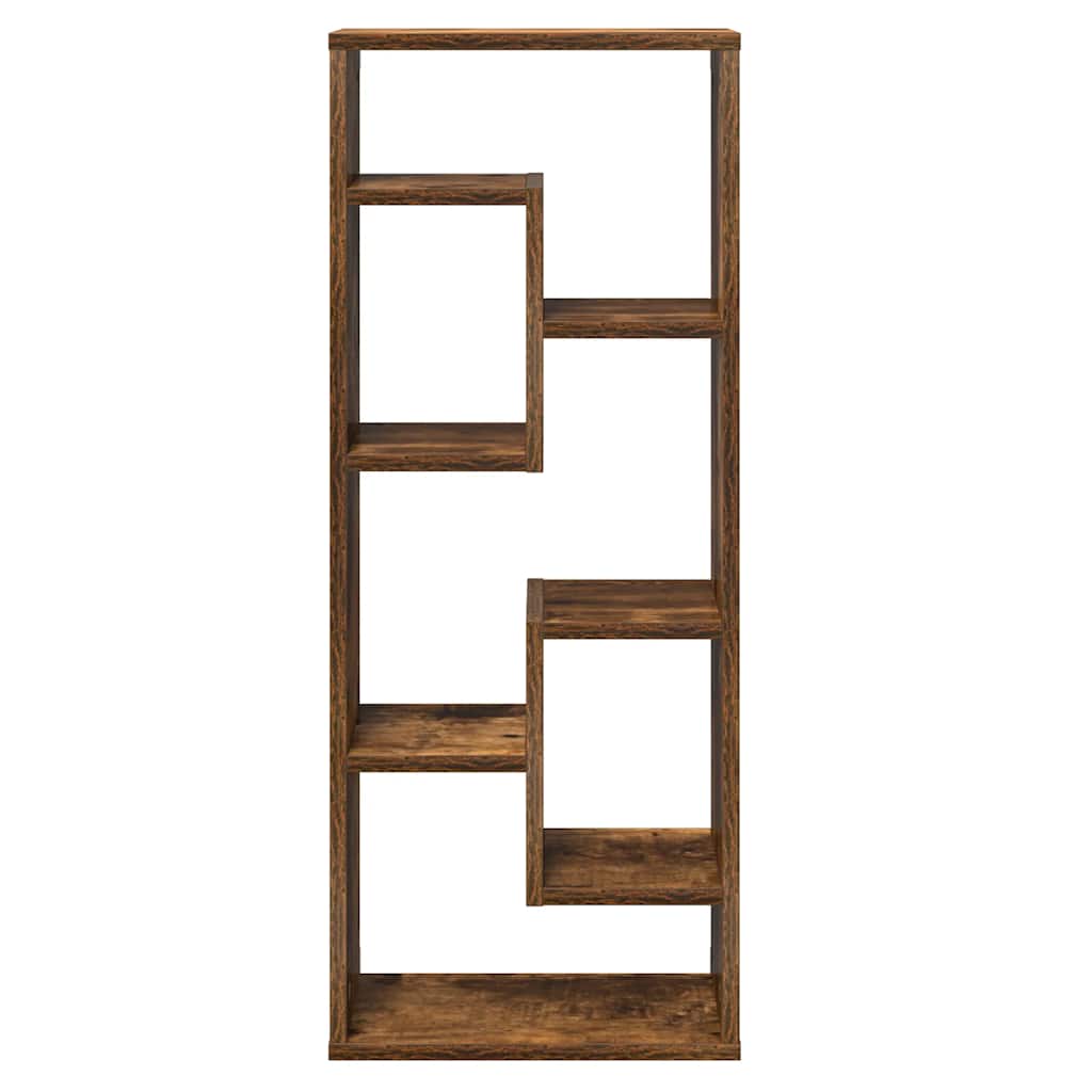 vidaXL Wandregal Räuchereiche 36x16x90 cm Holzwerkstoff