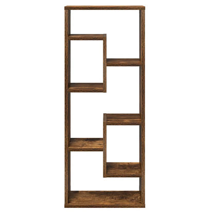 vidaXL Wandregal Räuchereiche 36x16x90 cm Holzwerkstoff