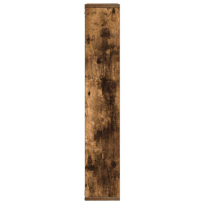 vidaXL Wandregal Räuchereiche 36x16x90 cm Holzwerkstoff