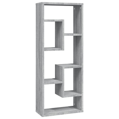 vidaXL Wandregal Grau Sonoma 36x16x90 cm Holzwerkstoff
