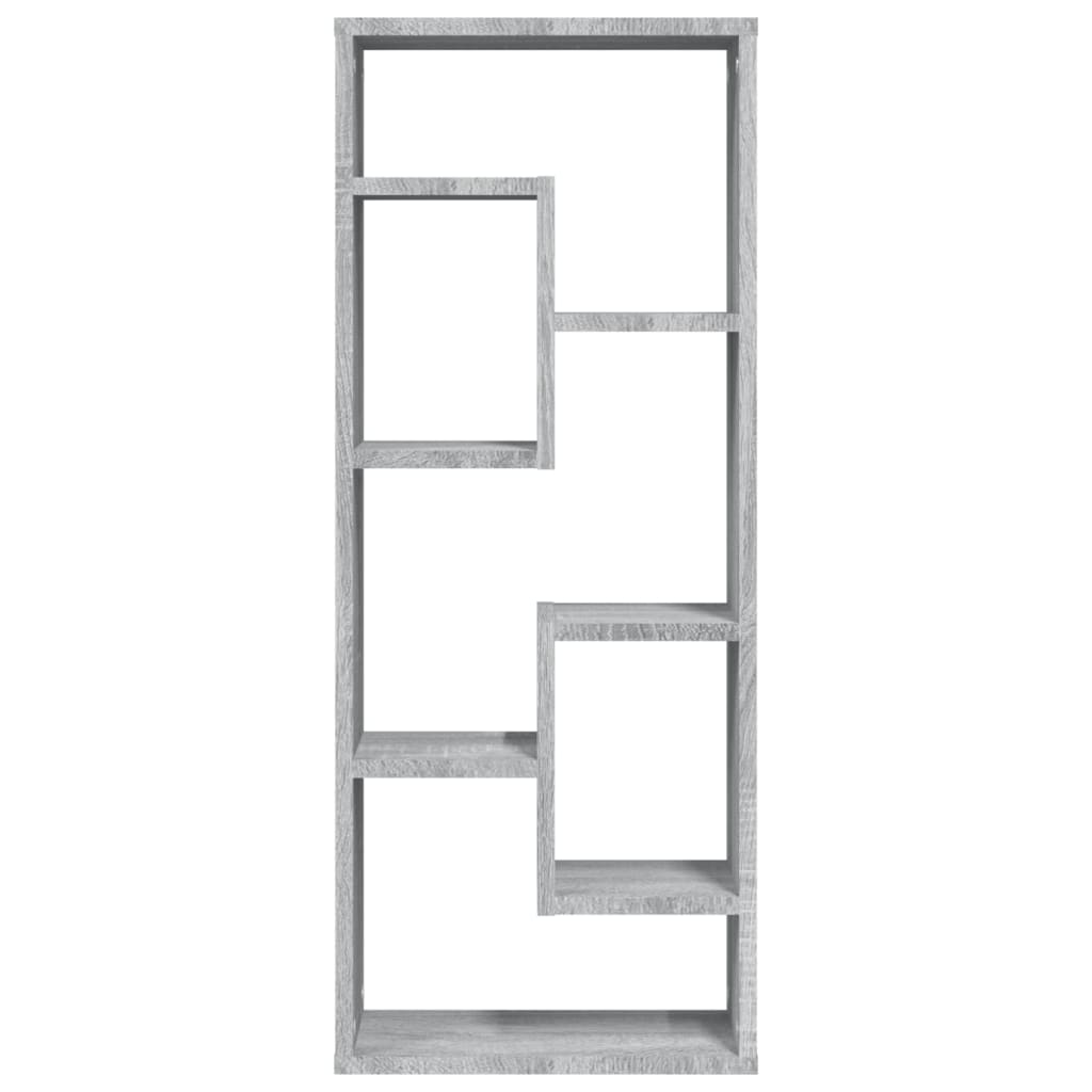vidaXL Wandregal Grau Sonoma 36x16x90 cm Holzwerkstoff