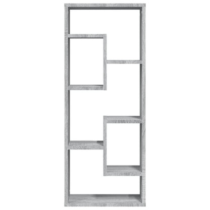 vidaXL Wandregal Grau Sonoma 36x16x90 cm Holzwerkstoff