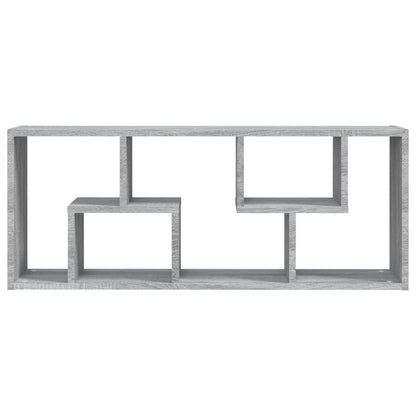 vidaXL Wandregal Grau Sonoma 36x16x90 cm Holzwerkstoff