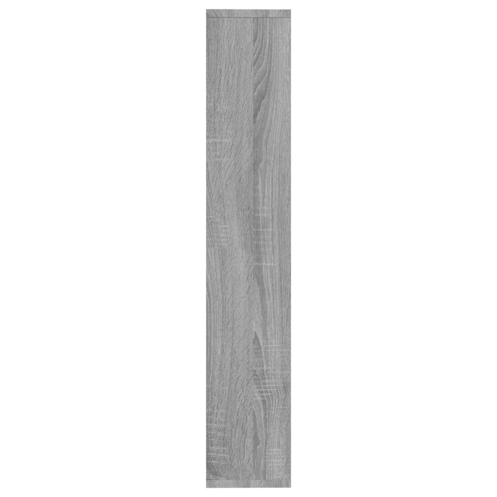 vidaXL Wandregal Grau Sonoma 36x16x90 cm Holzwerkstoff