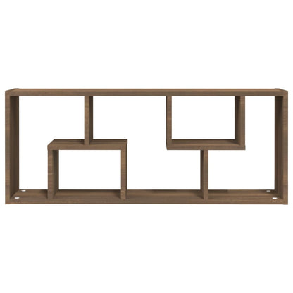 vidaXL Wandregal Braun Eichen-Optik 36x16x90 cm Holzwerkstoff