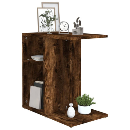 vidaXL Beistelltisch Räuchereiche 50x30x50 cm Holzwerkstoff