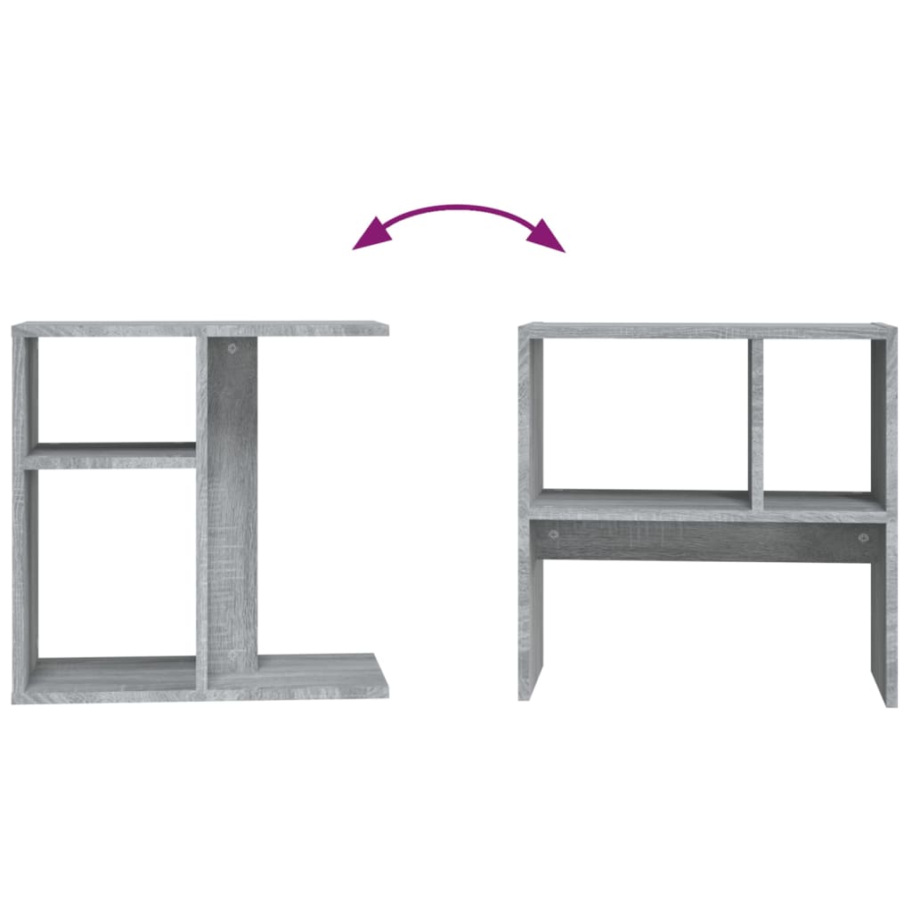 vidaXL Beistelltisch Grau Sonoma 50x30x50 cm Holzwerkstoff