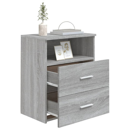vidaXL Nachttisch Grau Sonoma 50x32x60 cm
