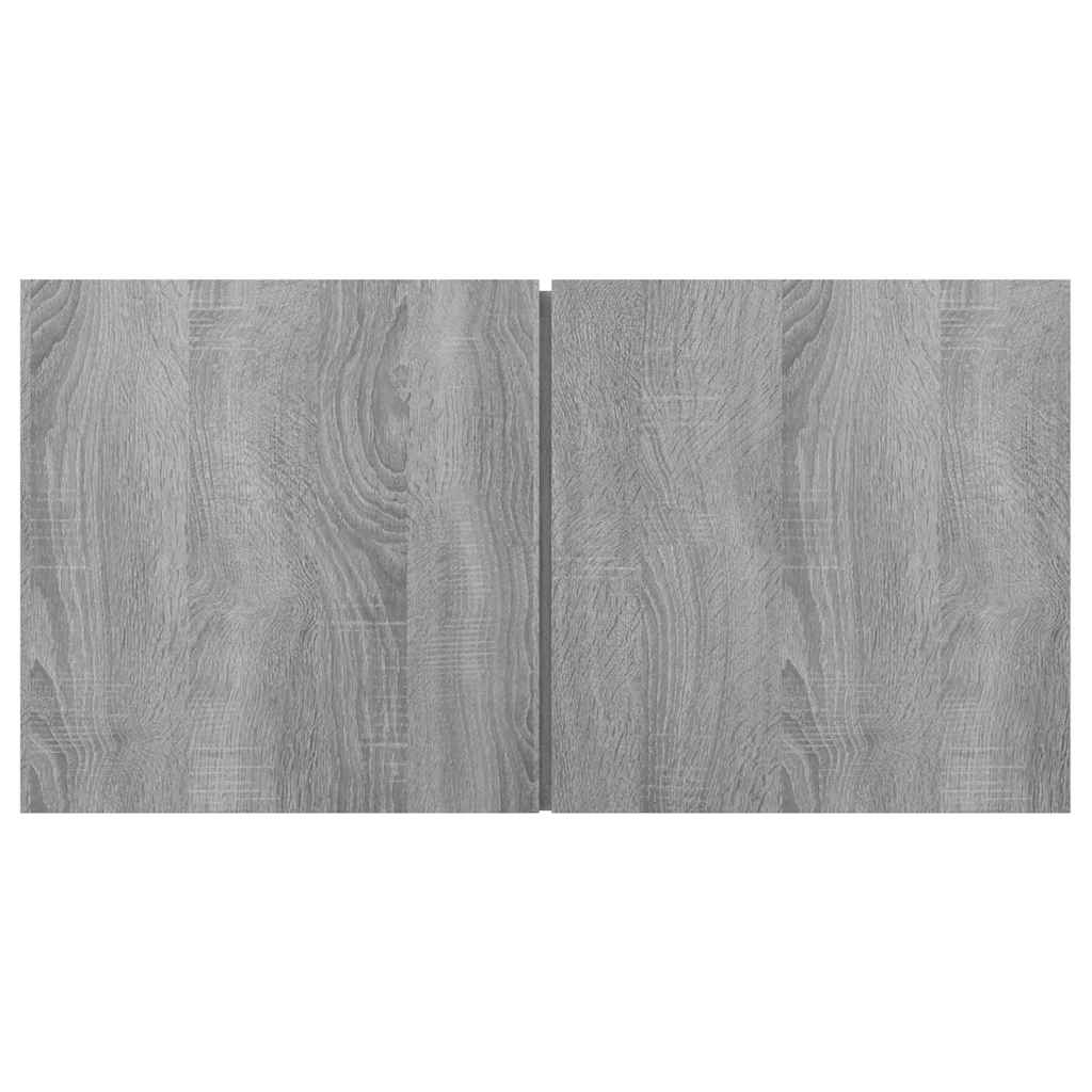 vidaXL Meuble TV mural gris Sonoma 60x30x30 cm bois d'ingénierie