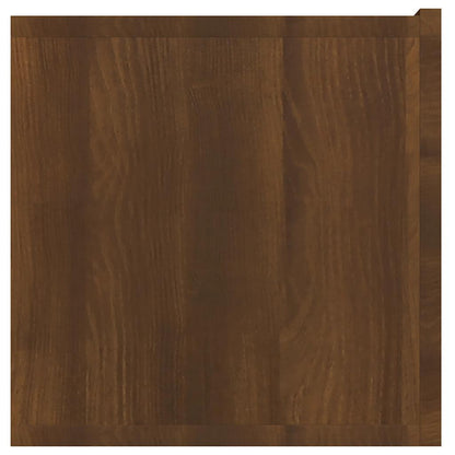 vidaXL Meuble TV mural chêne marron 60x30x30 cm en bois d'ingénierie