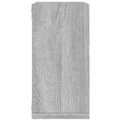 vidaXL Würfelregale 4 Stk. Grau Sonoma 30x15x30 cm