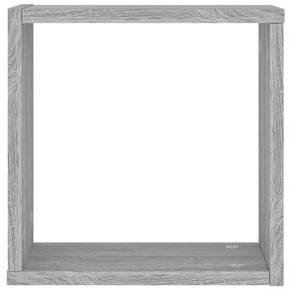 vidaXL Würfelregale 6 Stk. Grau Sonoma 30x15x30 cm