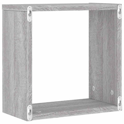 vidaXL Würfelregale 6 Stk. Grau Sonoma 30x15x30 cm