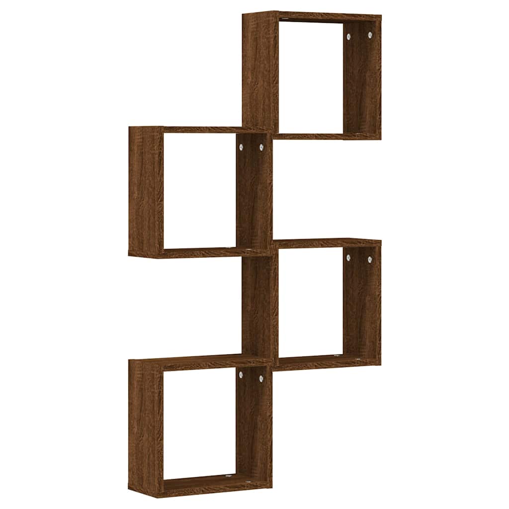 vidaXL Würfelregale 4 Stk. Braune 30x15x30 cm