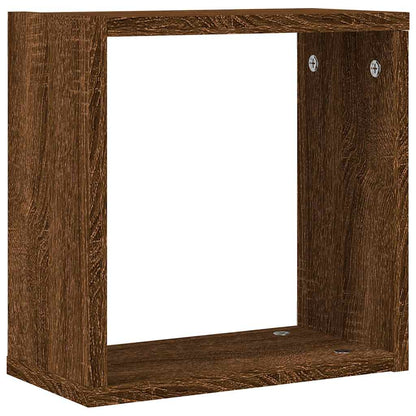 vidaXL Würfelregale 4 Stk. Braune 30x15x30 cm