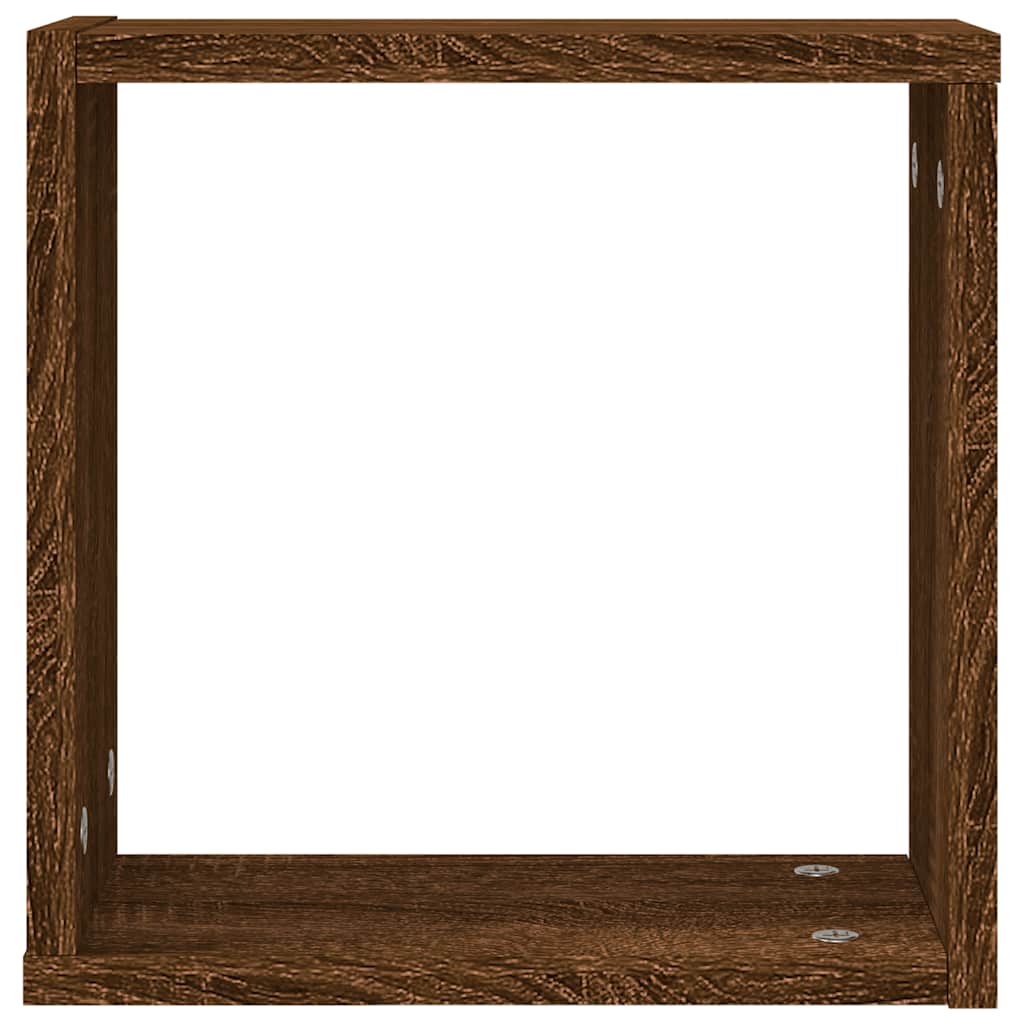 vidaXL Würfelregale 4 Stk. Braune 30x15x30 cm