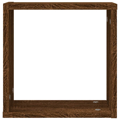vidaXL Würfelregale 4 Stk. Braune 30x15x30 cm