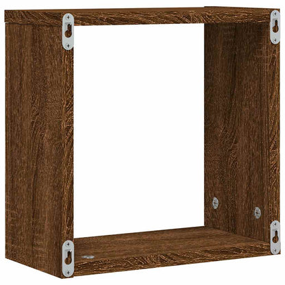 vidaXL Würfelregale 4 Stk. Braune 30x15x30 cm