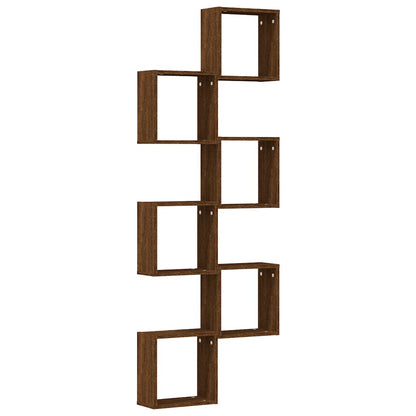 vidaXL Würfelregale 2 Stk. Braune 30x15x30 cm