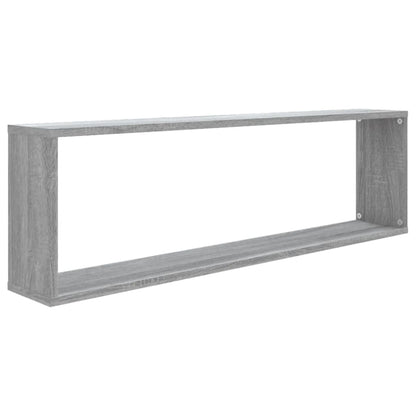 vidaXL Étagères murales 4 pcs Gris Sonoma 100x15x30 cm Bois d'ingénierie