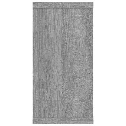 vidaXL Étagères murales 4 pcs Gris Sonoma 100x15x30 cm Bois d'ingénierie