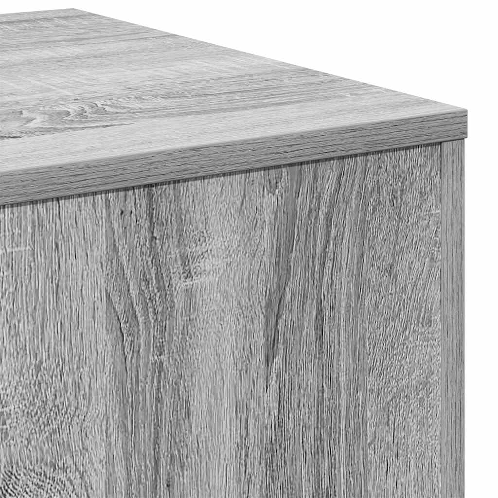 vidaXL Beistelltische 3 Stk. Grau Sonoma Holzwerkstoff
