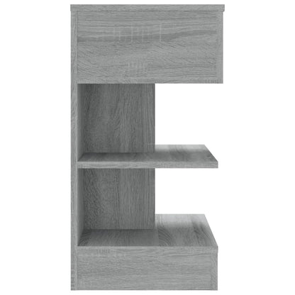 vidaXL Nachttische 2 Stk. Grau Sonoma 40x35x65 cm Holzwerkstoff