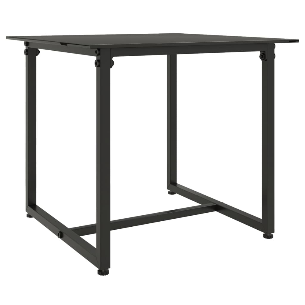 vidaXL 3-tlg. Garten-Lounge-Set mit Kissen Schwarz Poly Rattan