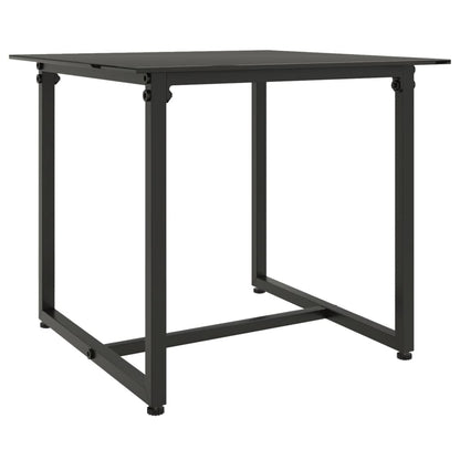vidaXL 3-tlg. Garten-Lounge-Set mit Kissen Schwarz Poly Rattan