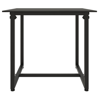 vidaXL 3-tlg. Garten-Lounge-Set mit Kissen Schwarz Poly Rattan