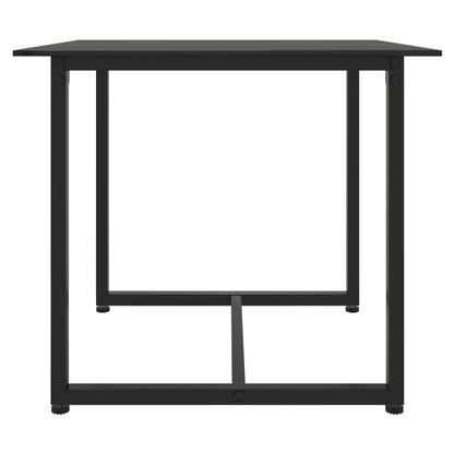 vidaXL 3-tlg. Garten-Lounge-Set mit Kissen Schwarz Poly Rattan