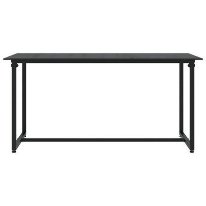 vidaXL 4-tlg. Garten-Lounge-Set mit Kissen Schwarz Poly Rattan