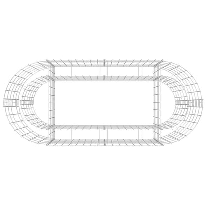 vidaXL Carré potager en gabions Acier galvanisé 120x50x50 cm