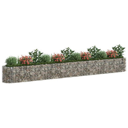 vidaXL Carré potager en gabions Acier galvanisé 470x50x50 cm