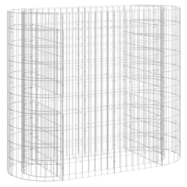 vidaXL Carré potager en gabion Fer galvanisé 120x50x100 cm