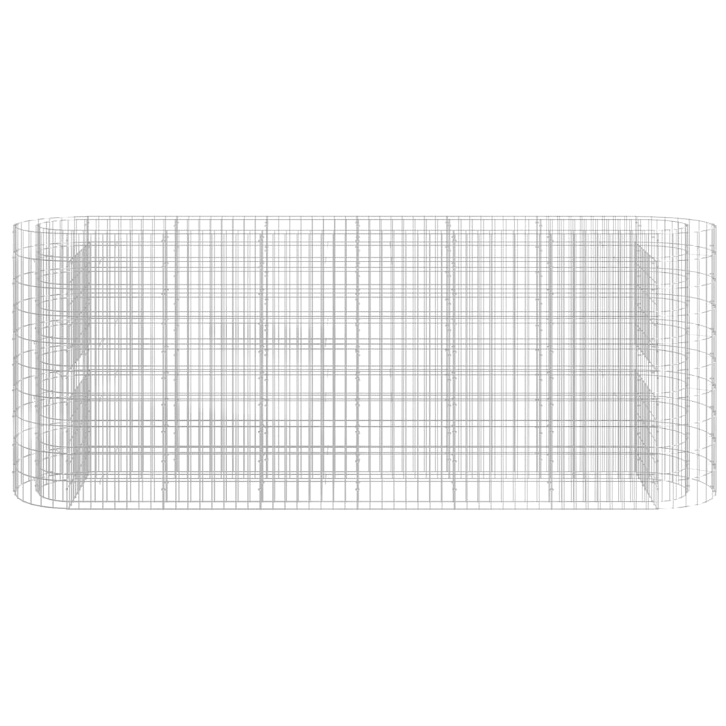 vidaXL Gabionen-Hochbeet Verzinktes Eisen 260x50x100 cm
