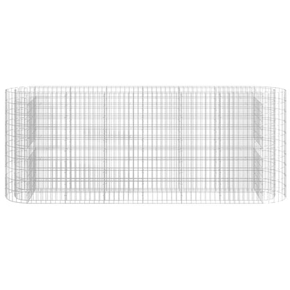 vidaXL Gabionen-Hochbeet Verzinktes Eisen 260x50x100 cm