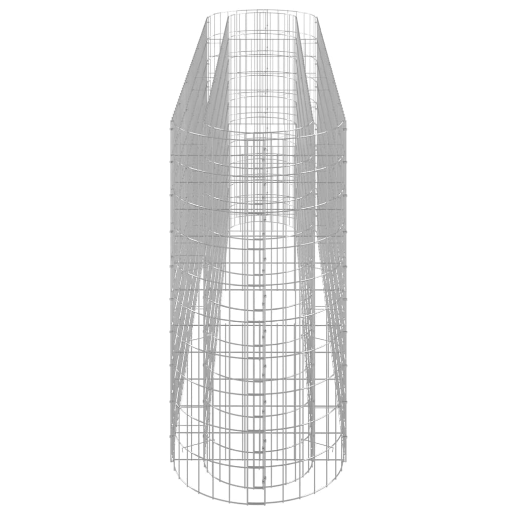 vidaXL Gabionen-Hochbeet Verzinktes Eisen 260x50x100 cm